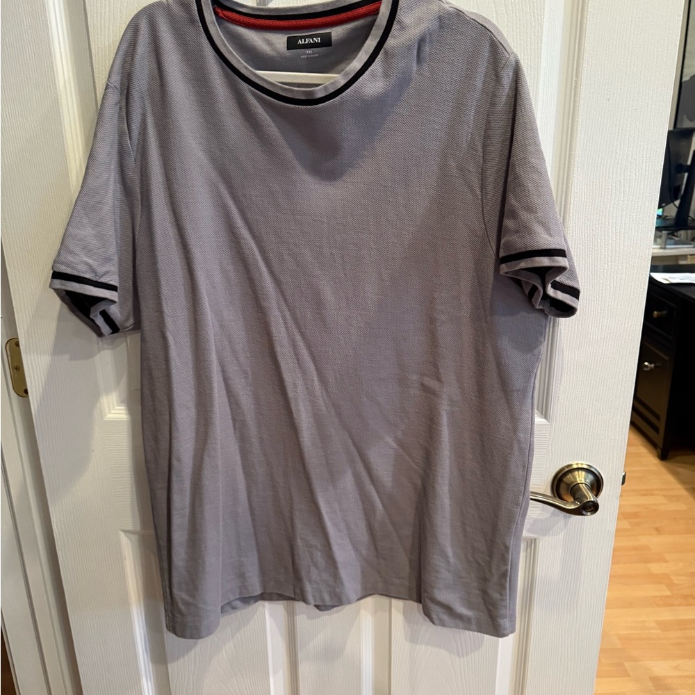 Alfani Gray Short Sleeve Tee